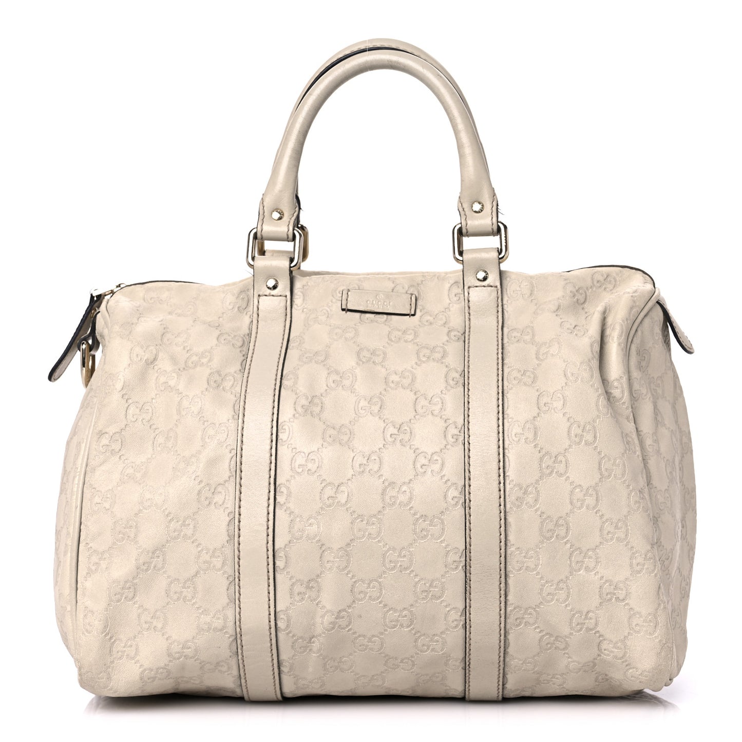GG Plus Monogram Medium Joy Boston White