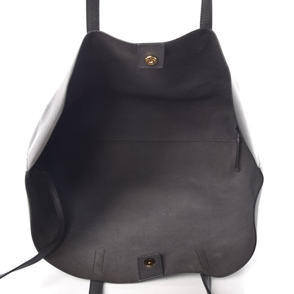 Saint Laurent Calfskin Large Shopping Tote Asphalt 8 of 9