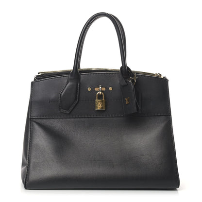 Louis Vuitton Taurillon City Steamer MM Black 1 of 8
