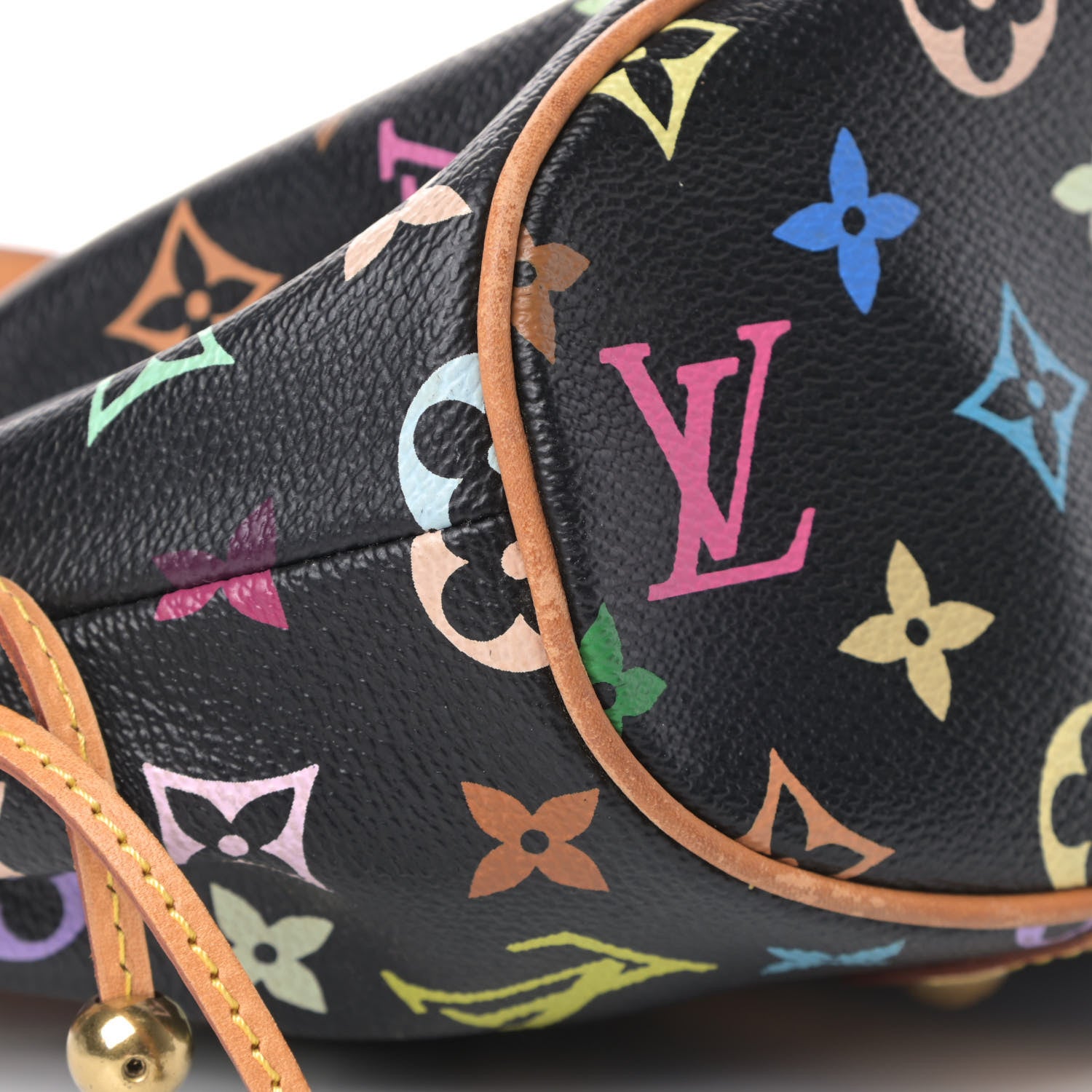 Louis Vuitton Monogram Multicolor Theda GM Black 5 of 6