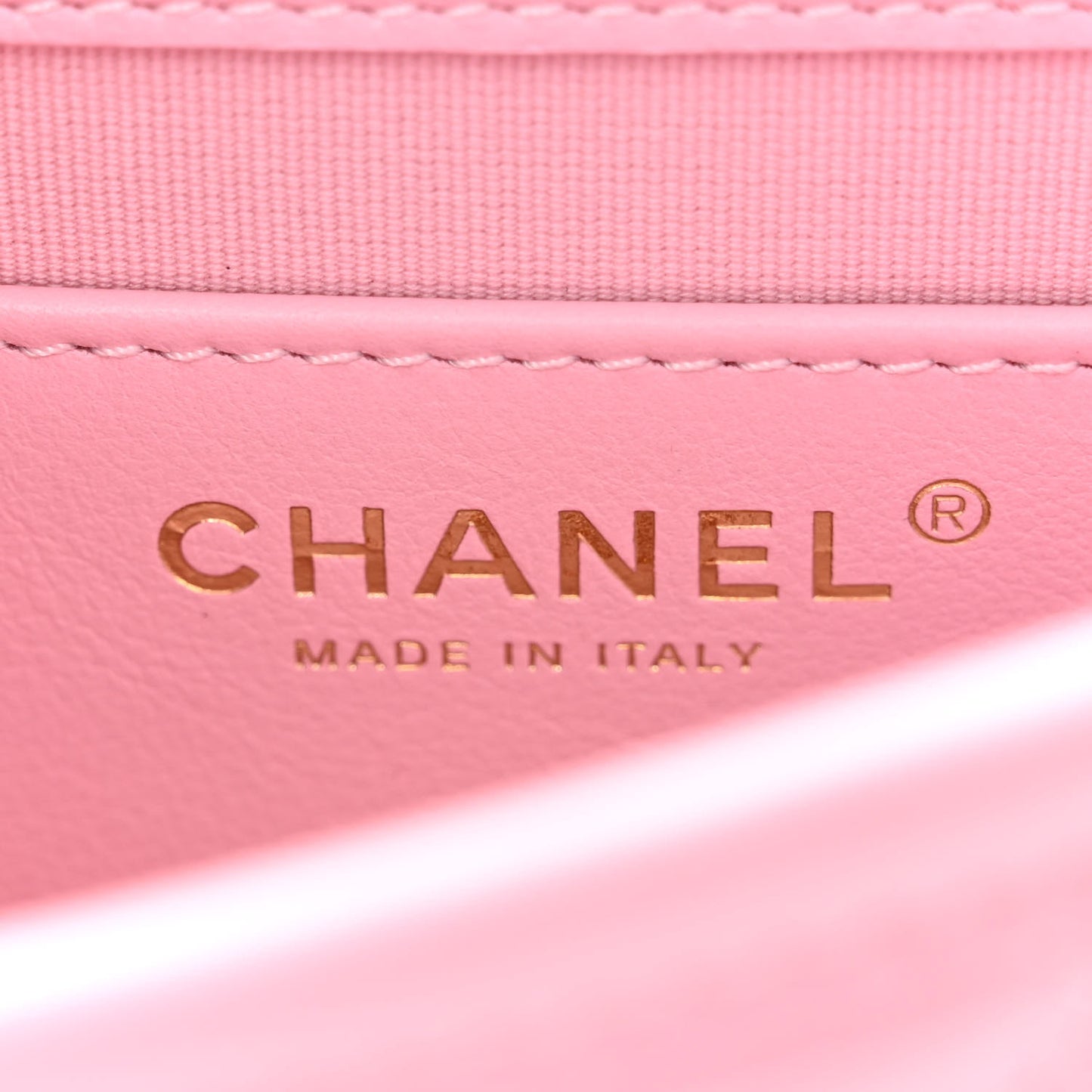 Calfskin Quilted Small Messenger Flap Pink