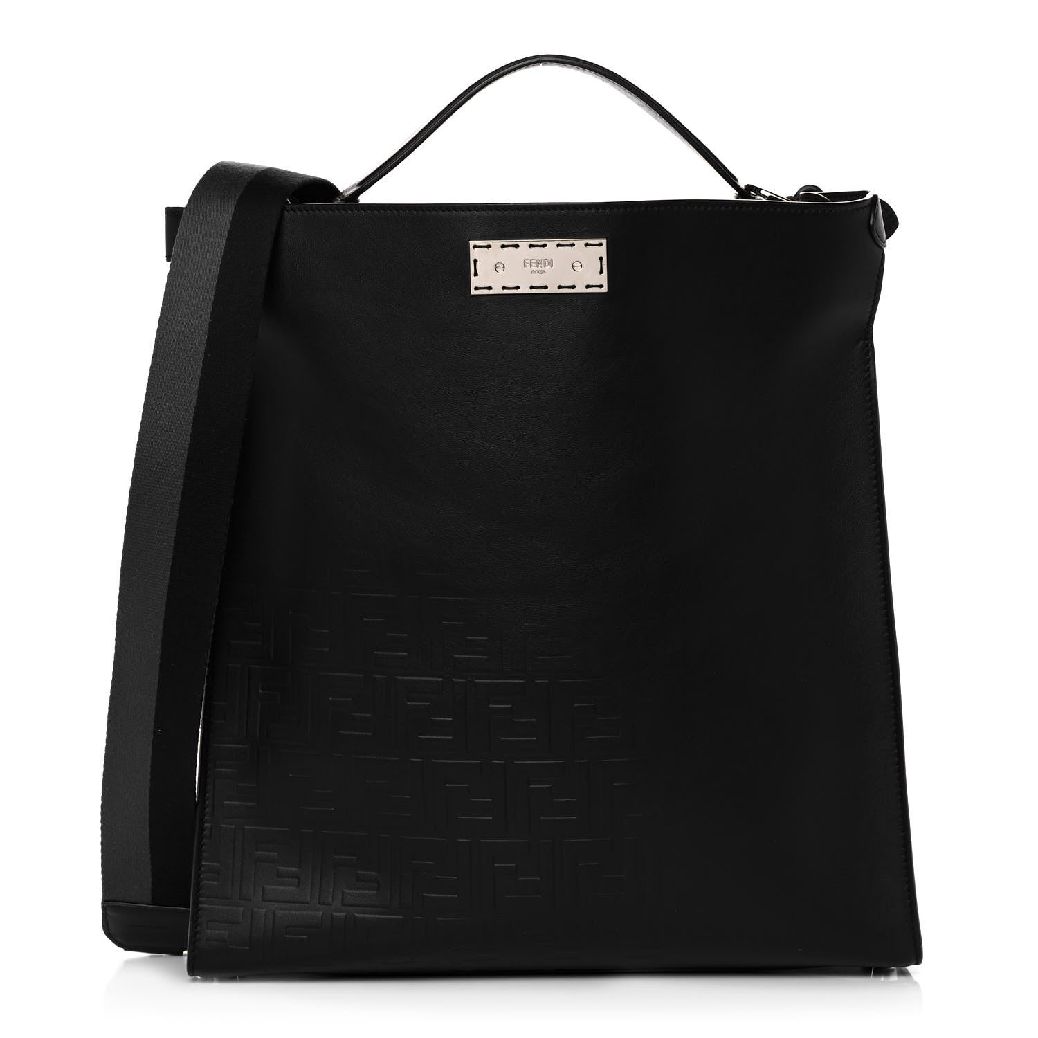 Fendi Vitello Grace FF Gradient Embossed Peekaboo X-Lite Fit Black 1 of 15