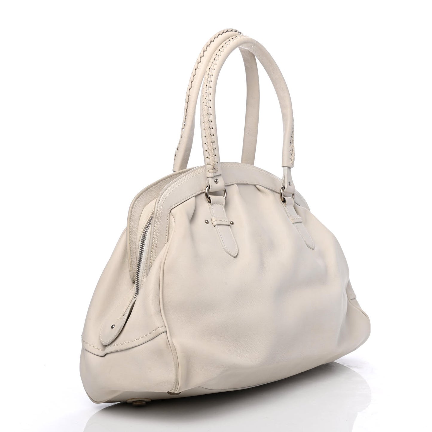 Calfskin My Dior Satchel White