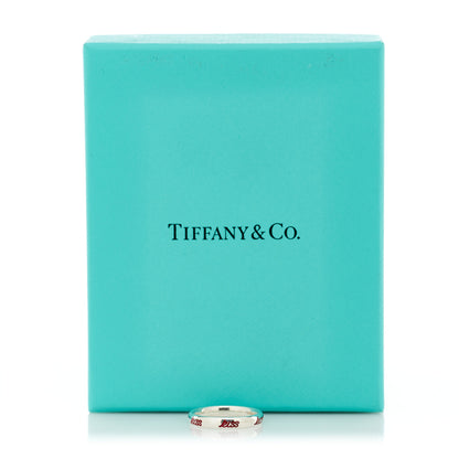 Tiffany Sterling Silver Enamel Paloma Picasso Kiss Band Ring 50 5.5 Red 5 of 5