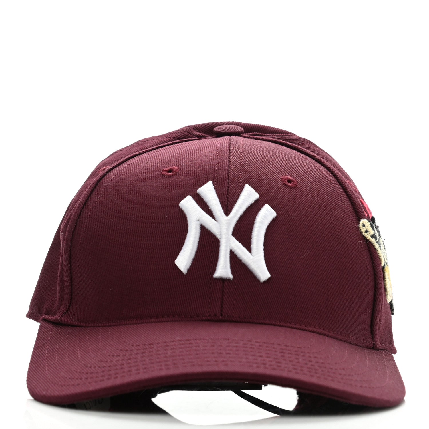 Gucci X MLB Cotton NY Yankees Baseball Hat 57-61 Lacquer 3 of 9