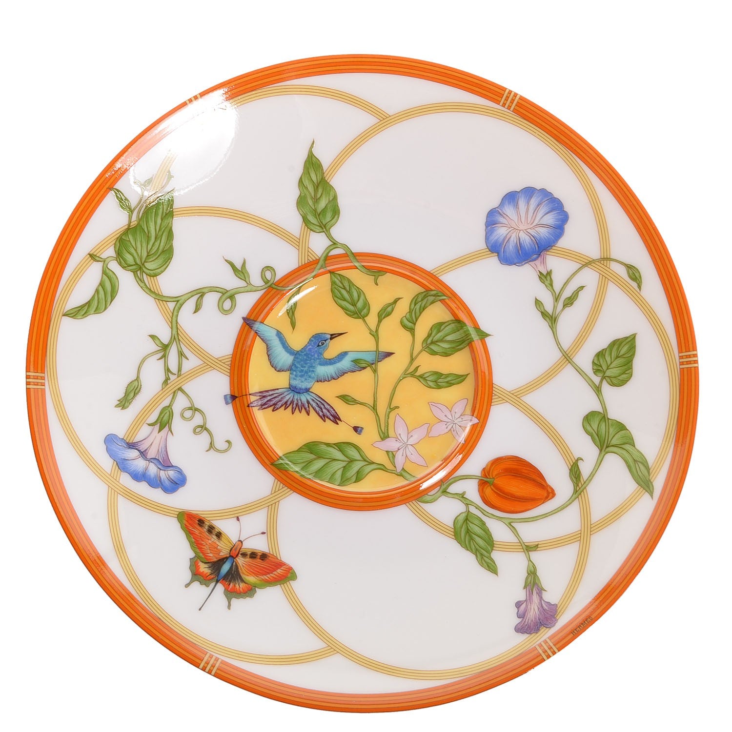Hermes Porcelain La Siesta Breakfast Cup and Saucer Set of 2 3 of 8