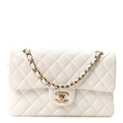 Chanel Caviar Quilted Small Double Flap White 1 of 11