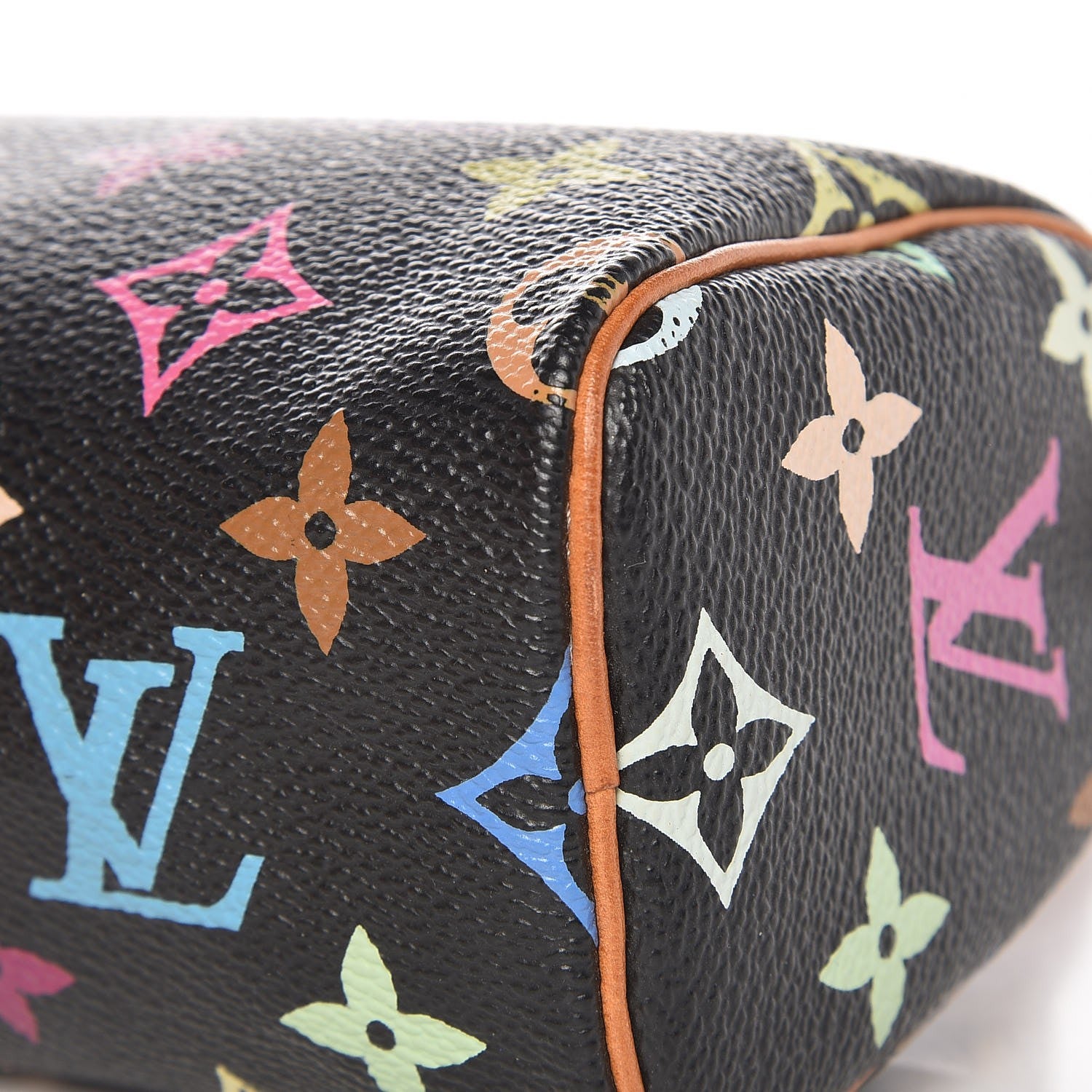 Louis Vuitton Monogram Multicolor Mini Sac HL Speedy Black 8 of 14
