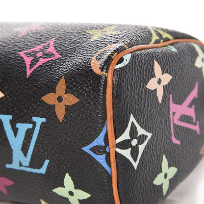 Louis Vuitton Monogram Multicolor Mini Sac HL Speedy Black 8 of 14