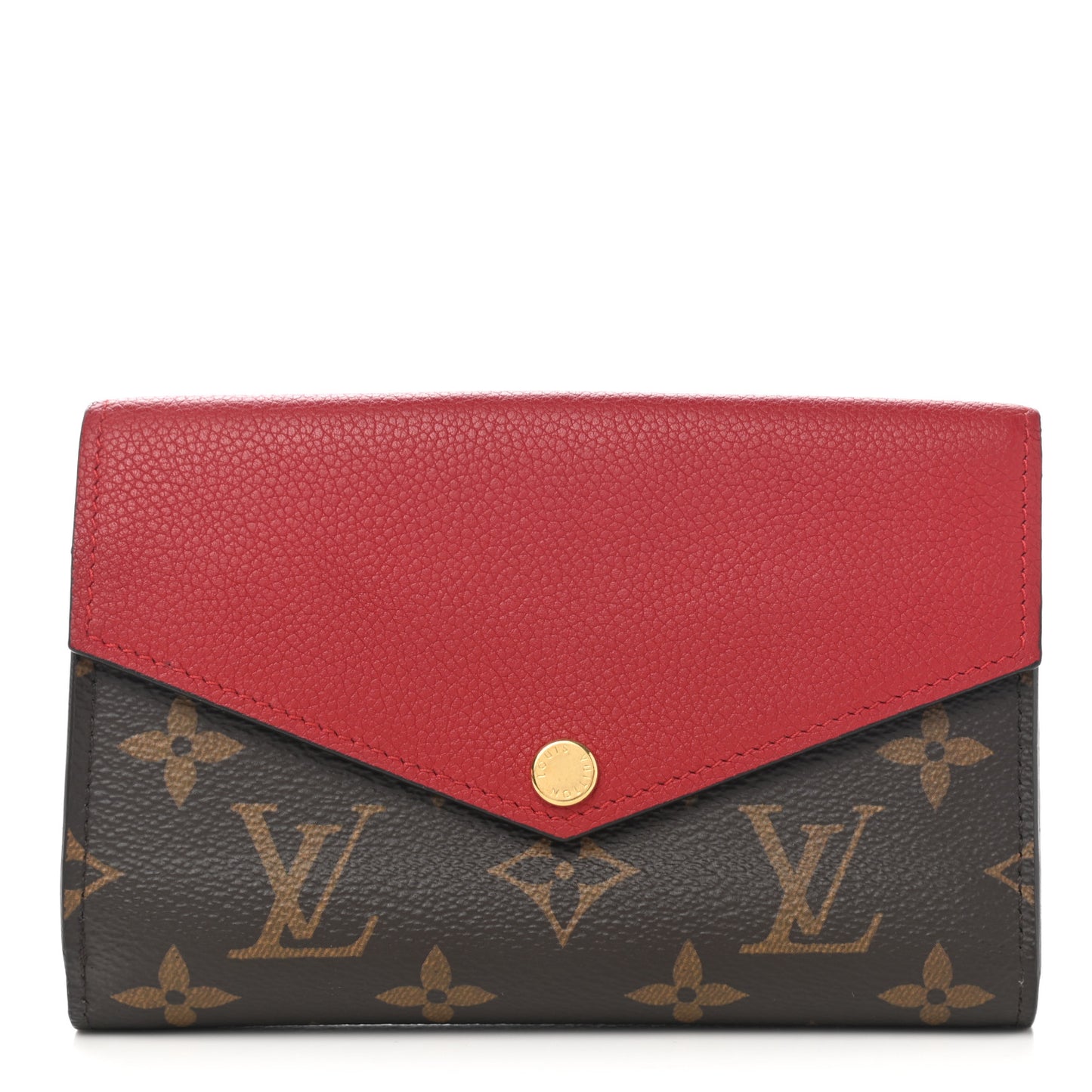 Monogram Pallas Compact Wallet Cherry