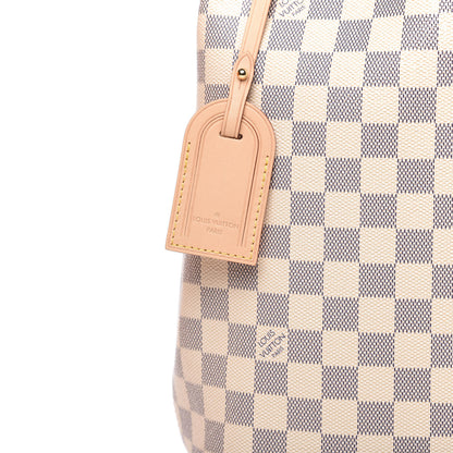 Louis Vuitton Damier Azur Graceful MM Rose Ballerine 12 of 13