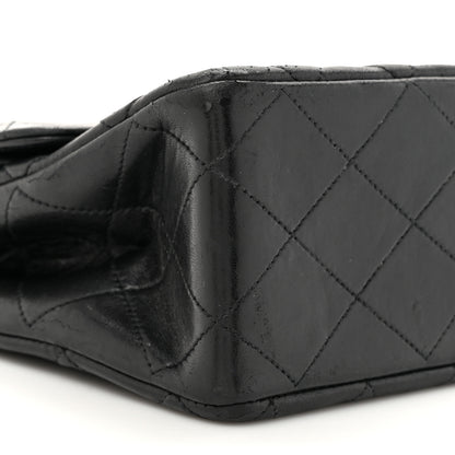 Chanel Lambskin Quilted Medium Double Flap Black 11 of 18
