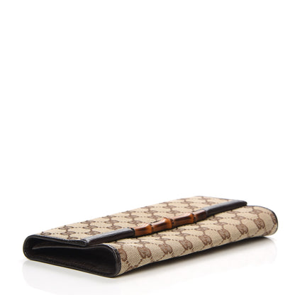 Gucci Monogram Bamboo Bar Clutch Brown 4 of 6