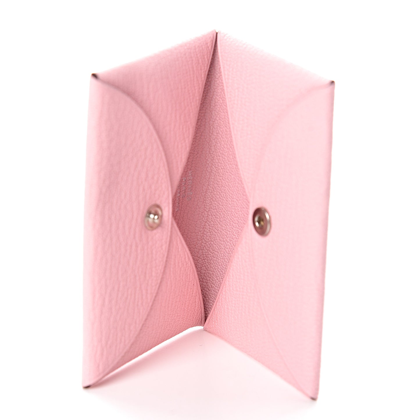 Chevre Mysore Calvi Card Case Rose Sakura