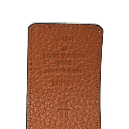 Louis Vuitton Taurillon Calfskin 30mm LV Initiales Reversible Belt 95 38 95 38 Black 5 of 5