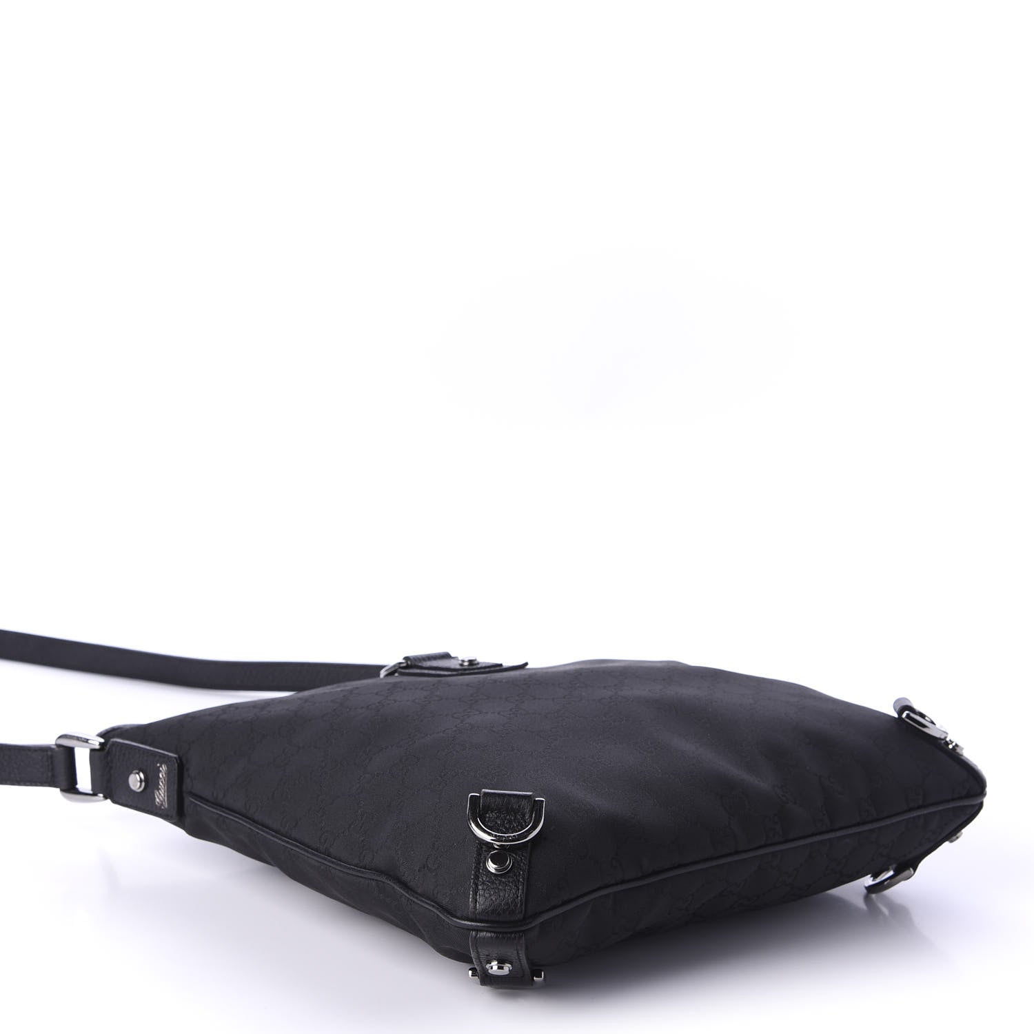 Gucci Monogram Abbey Messenger Bag Black 4 of 10