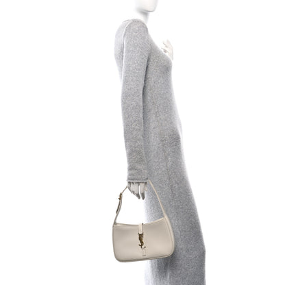 Saint Laurent Smooth Calfskin Le 5 A 7 Hobo Blanc Vintage 2 of 11
