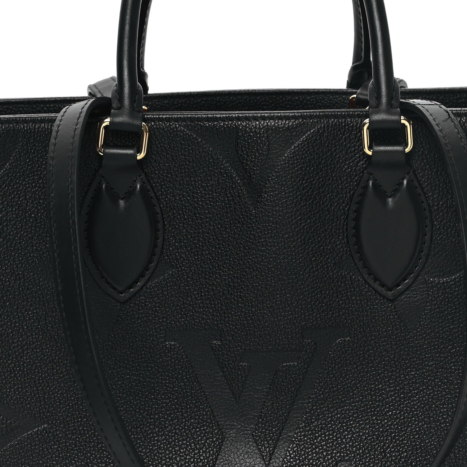 Louis Vuitton Empreinte Monogram Giant Onthego MM Black 7 of 15