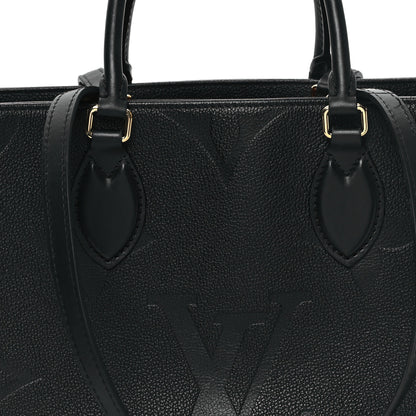 Louis Vuitton Empreinte Monogram Giant Onthego MM Black 7 of 15