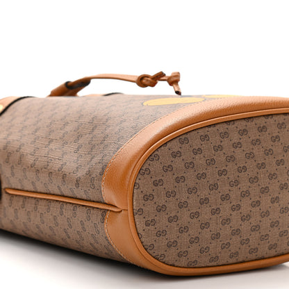 Gucci X DISNEY Mini Vintage GG Supreme Monogram Bucket Bag Beige Vintage Sun Oil 10 of 12