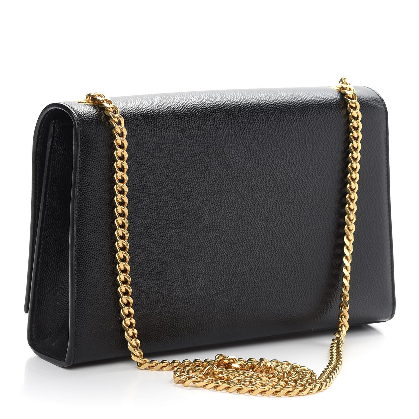 Grain De Poudre Medium Classic Monogram Kate Satchel Black