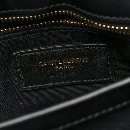 Saint Laurent Tweed Toy Loulou Shoulder Bag Black 6 of 9