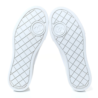 Chanel Mixed Fibers Low Top Sneakers 36 White 8 of 8