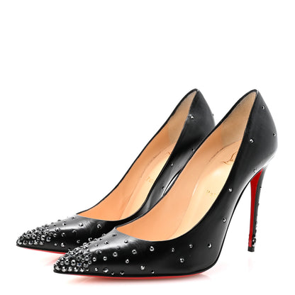 Christian Louboutin Kid Degrastrasss 100 Pumps 39.5 Hematite Black 4 of 9