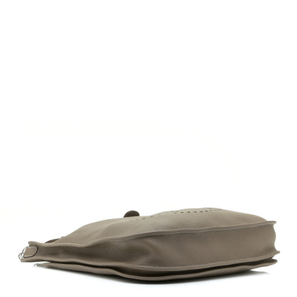 Hermes Taurillon Clemence Evelyne III TGM Etoupe 4 of 9