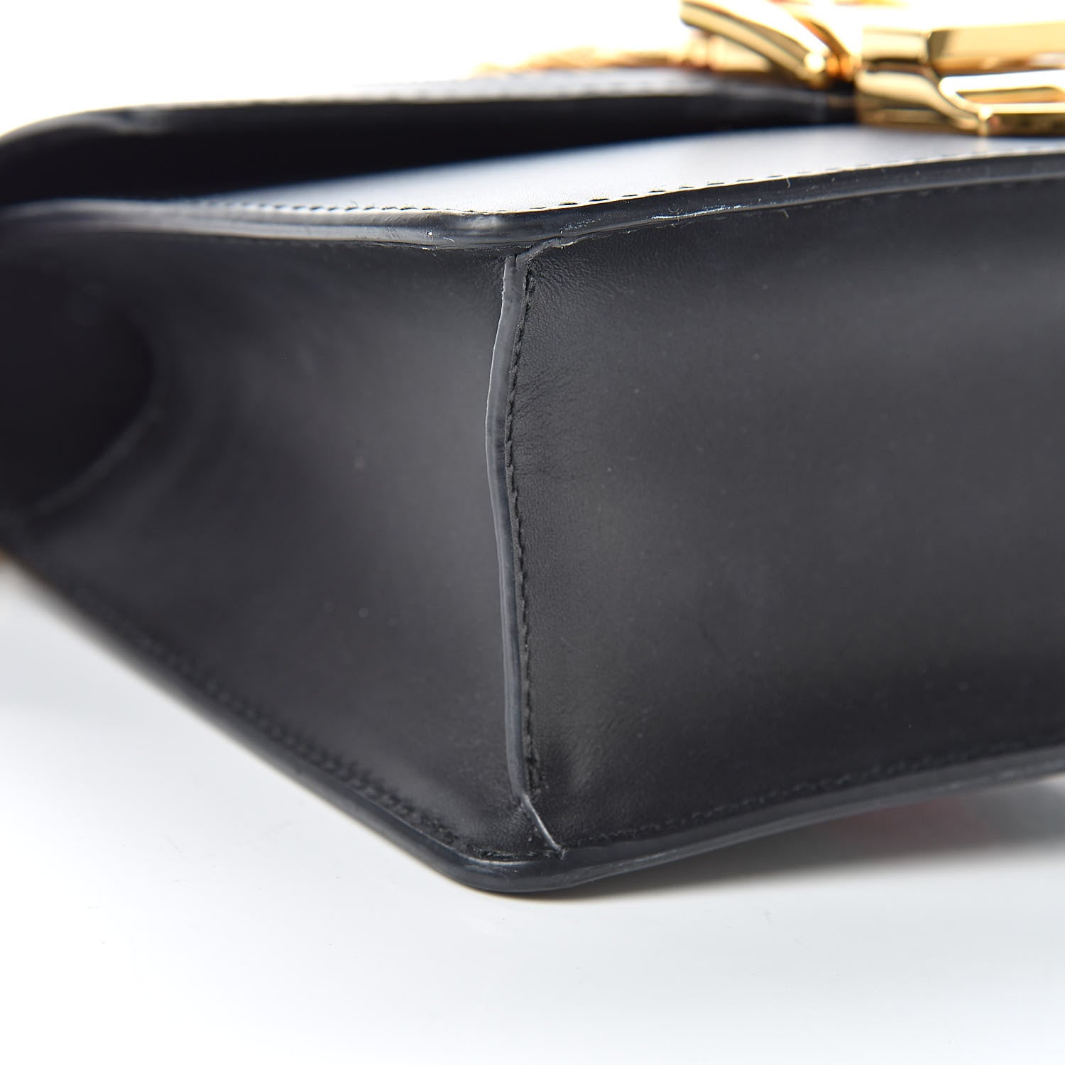 Gucci Calfskin Mini Sylvie Chain Shoulder Bag Black 9 of 18