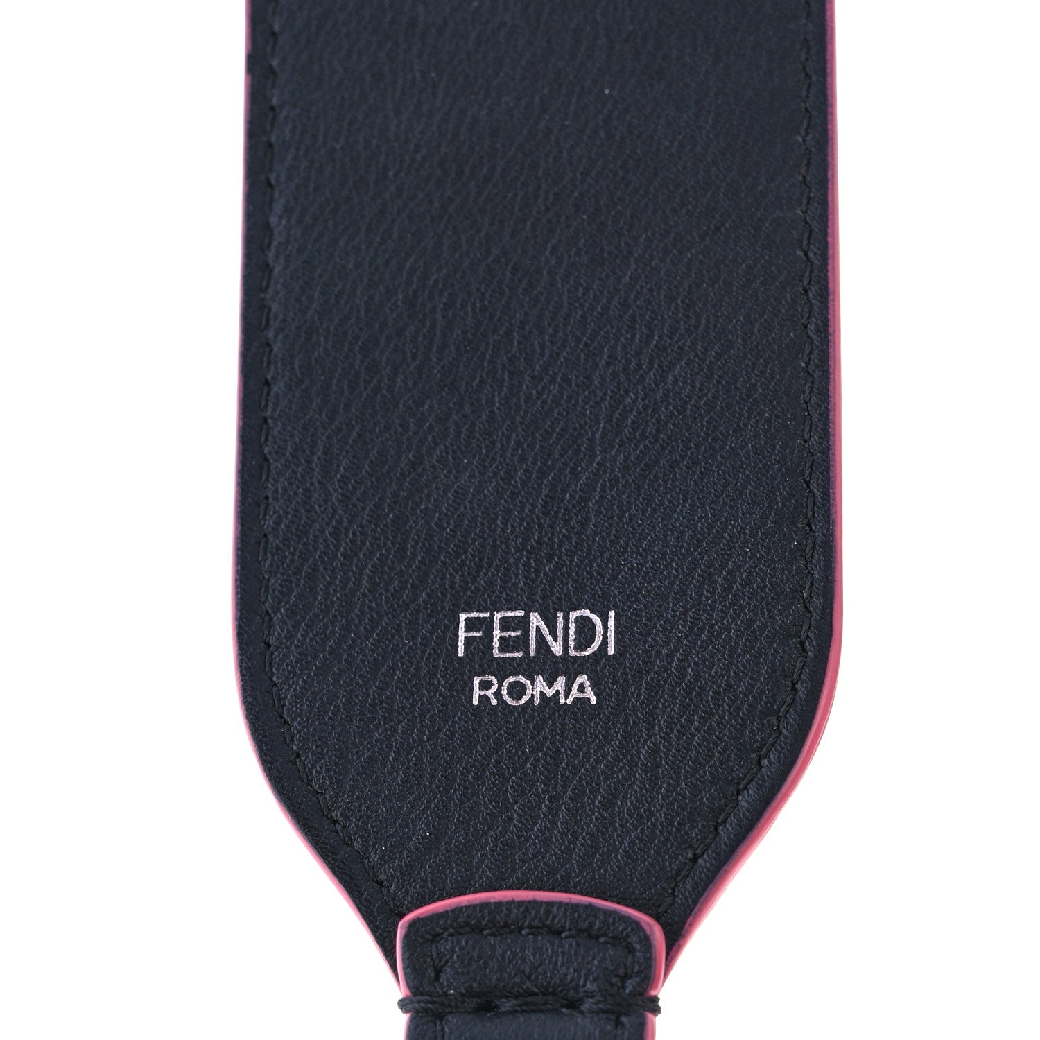 Fendi Calfskin Sequin Fun Fair Strap You Black Multicolor 3 of 4