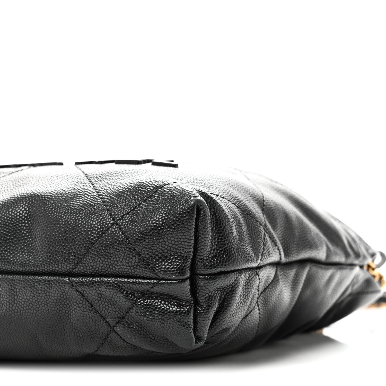 Chanel Shiny Caviar Quilted Monochrome Mini Chanel 22 Black 10 of 11