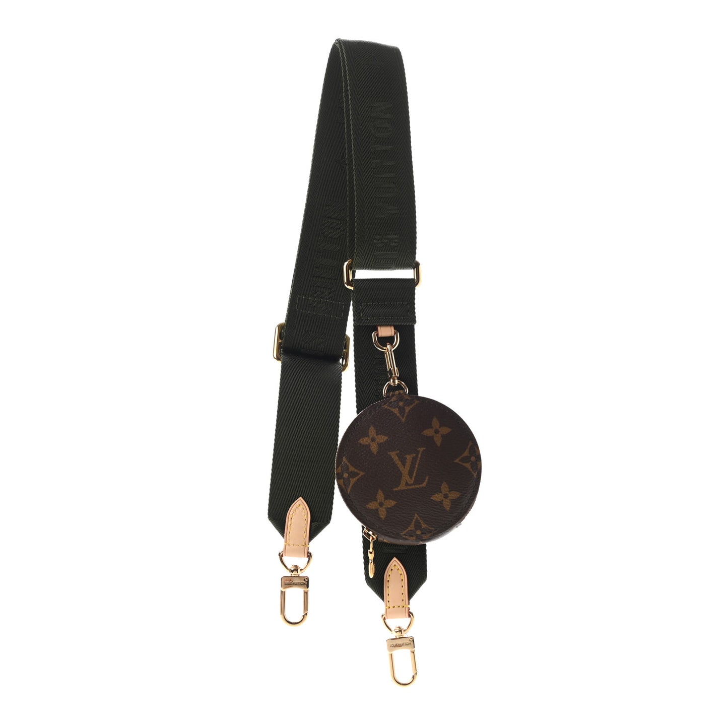 Monogram Multi Pochette Accessories Bandouliere Shoulder Strap Kaki