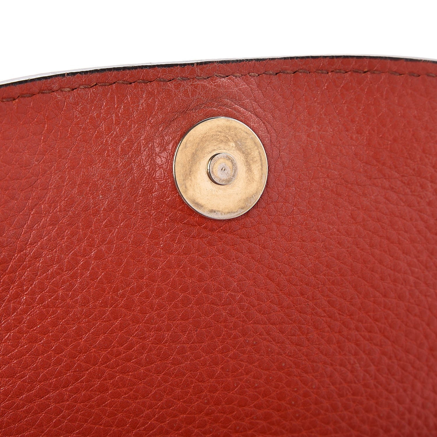 Gucci Pebbled Calfskin Small Soho Flap Crossbody Sun Orange 10 of 12