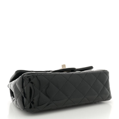 Chanel Patent Calfskin Quilted Mini Rectangular Flap Black 4 of 14