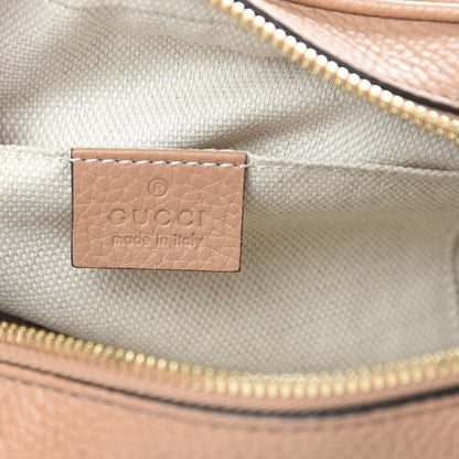 Gucci Pebbled Calfskin Small Soho Disco Bag Rose Beige 6 of 14