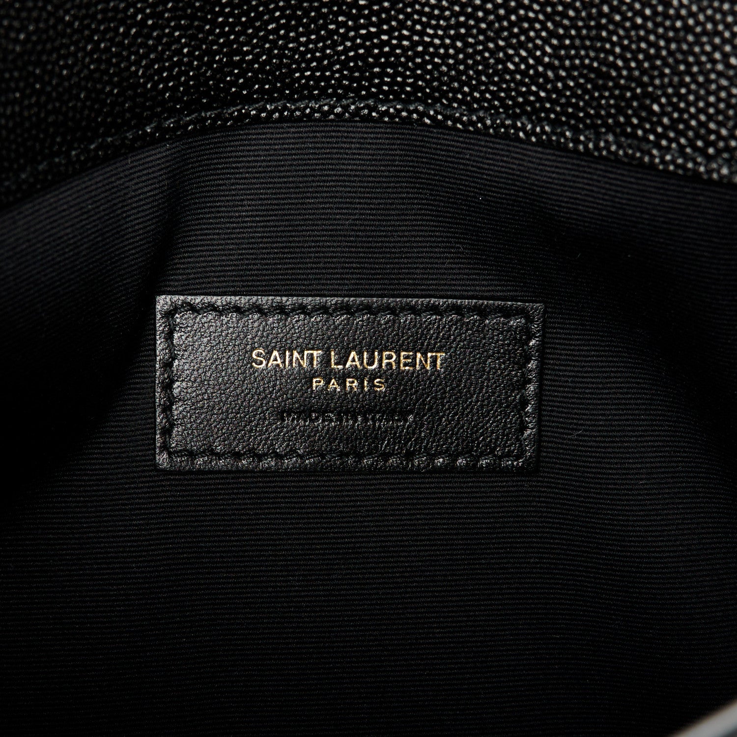 Saint Laurent Grain De Poudre Uptown Pouch Black 6 of 8