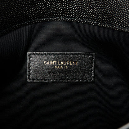 Saint Laurent Grain De Poudre Uptown Pouch Black 6 of 8