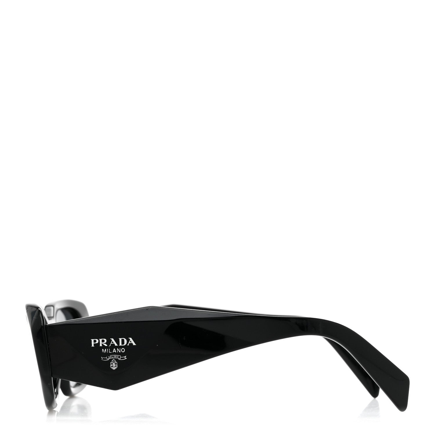 Prada Acetate Symbole Sunglasses SPR 17W Black 3 of 9