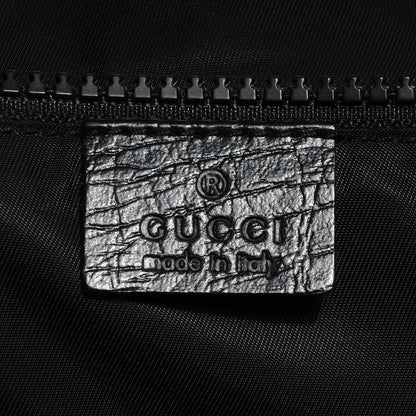 Gucci GG Plus Monogram Medium Flap Messenger Bag Black 6 of 7