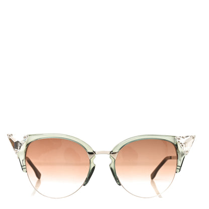 Fendi Iridia Cat Eye Sunglasses FF 0041/S Green 2 of 7