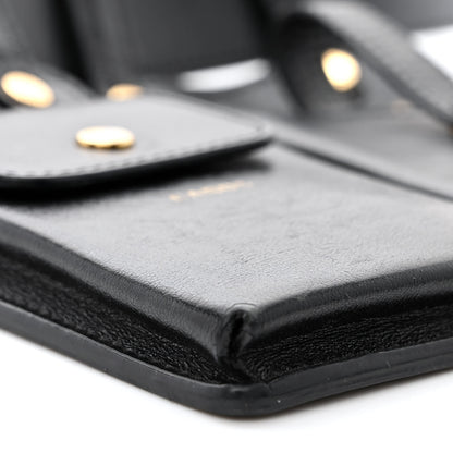Fendi Vitello Glacier Utility Belt Pouch Black 13 of 21