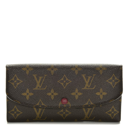 Louis Vuitton Monogram Emilie Wallet Fuchsia 1 of 6