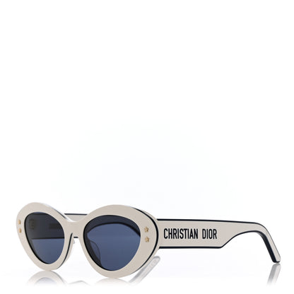Christian Dior Diorpacific B1U Butterfly Sunglasses Ivory 1 of 8