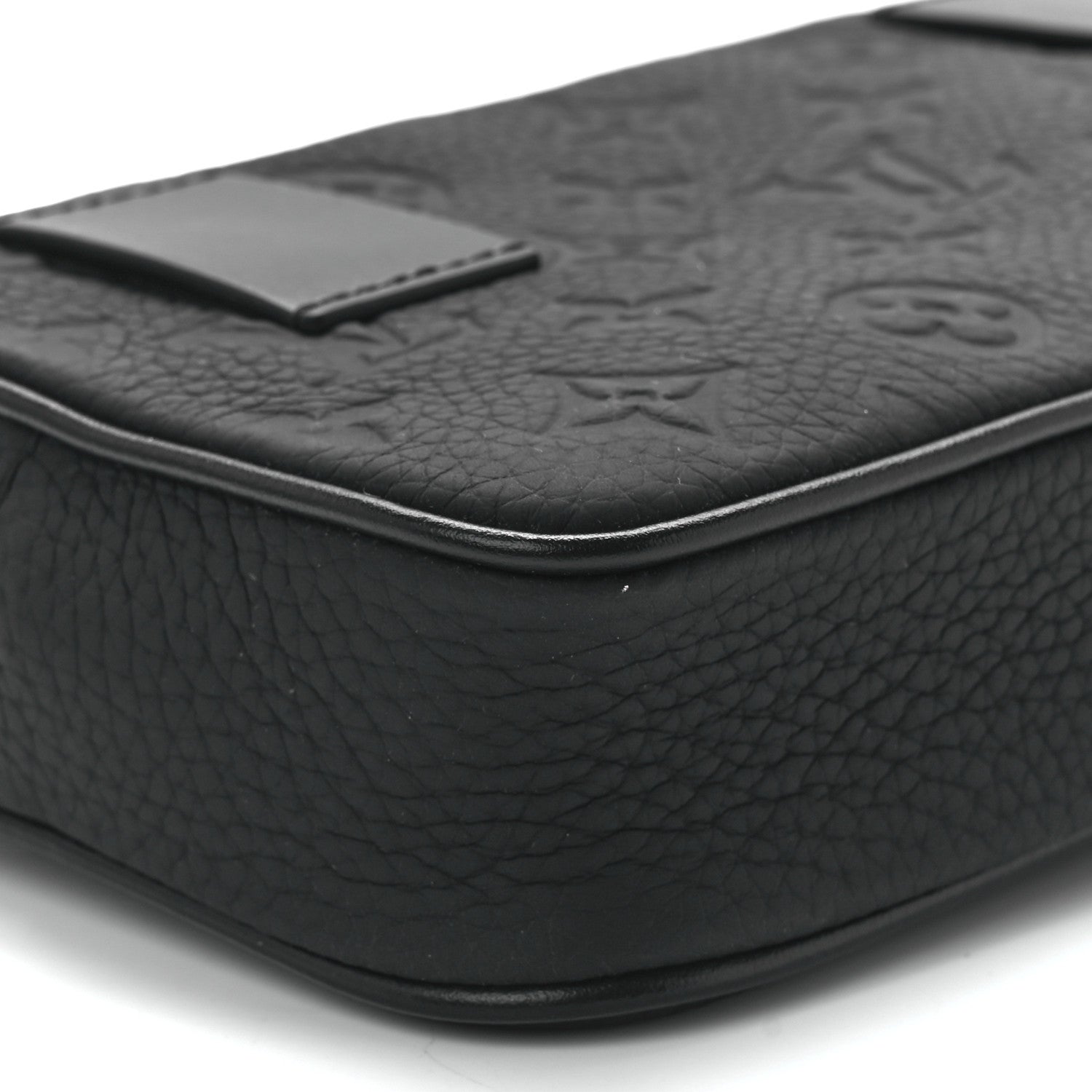 Louis Vuitton Taurillon Monogram Uniformes Solar Ray Soft Pochette Volga Belt Bag Black 9 of 10