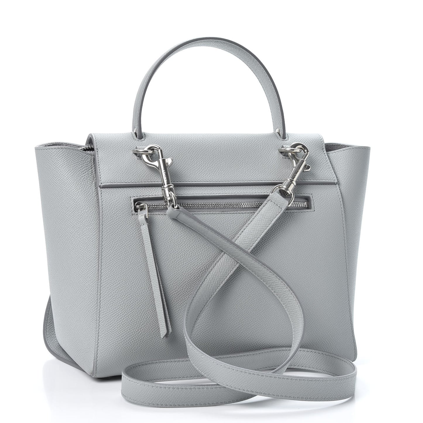 Grained Calfskin Micro Belt Bag Cloud