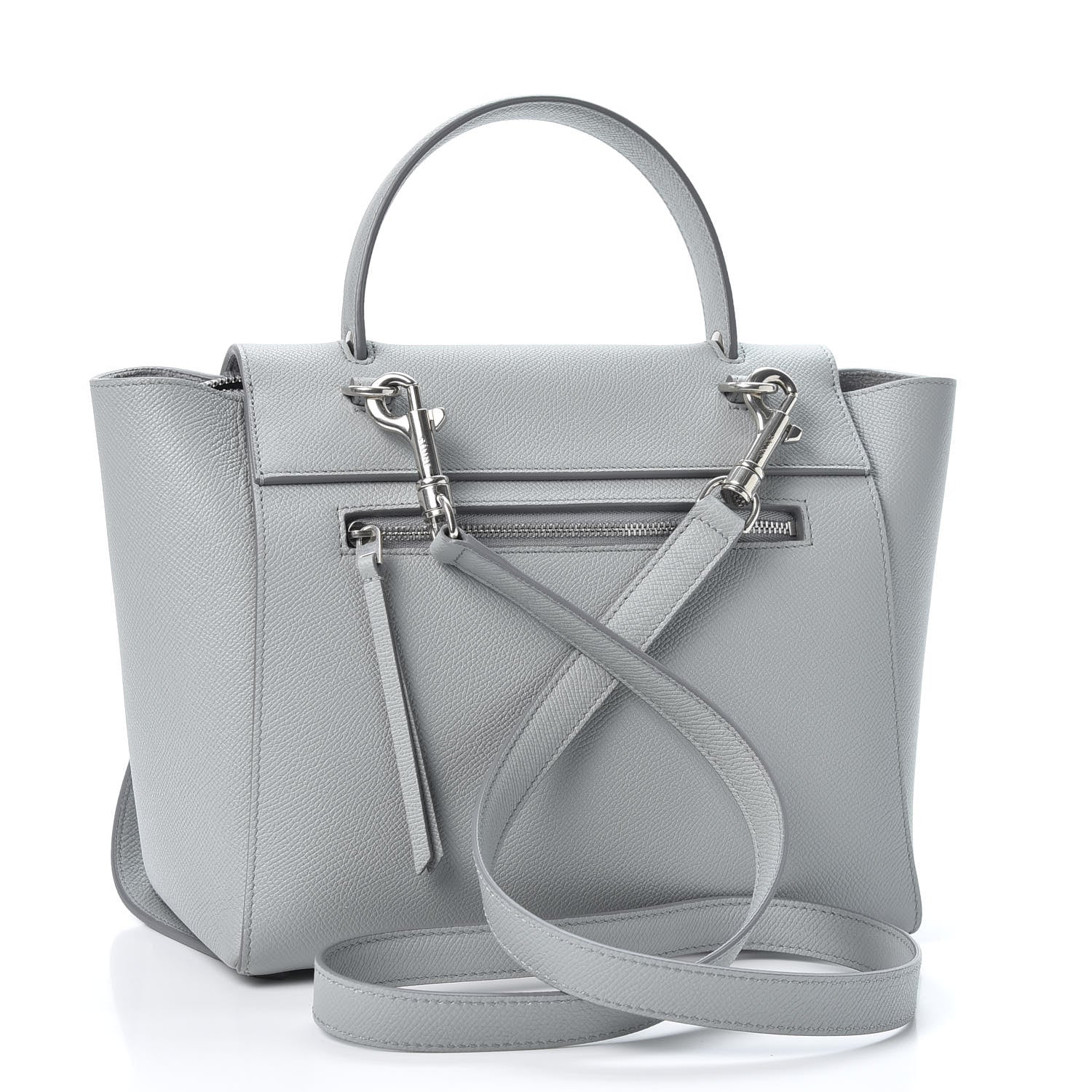 Celine Grained Calfskin Micro Belt Bag Cloud 2 of 9