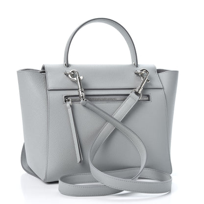 Celine Grained Calfskin Micro Belt Bag Cloud 2 of 9
