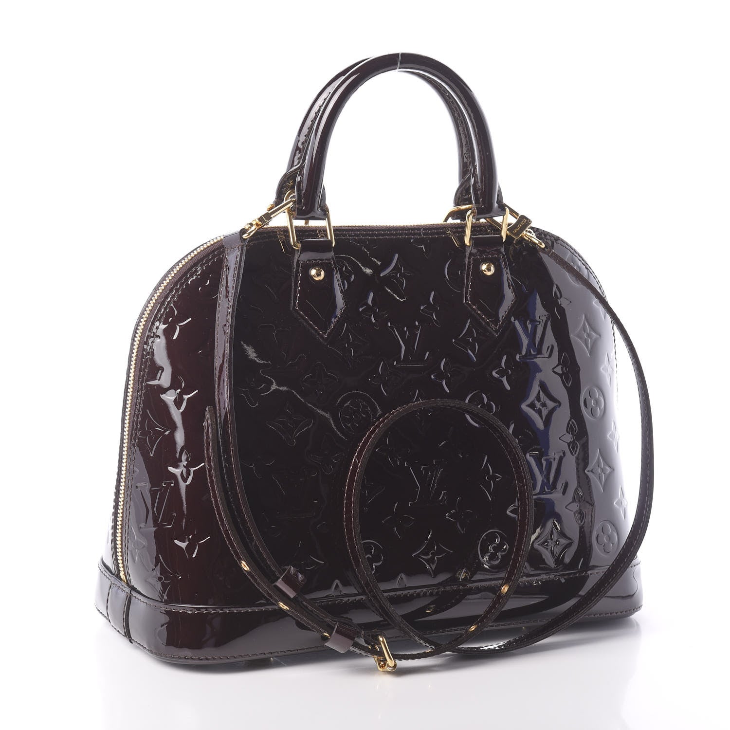 Louis Vuitton Vernis Alma PM Amarante 3 of 9