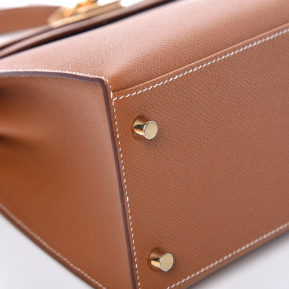 Hermes Epsom Kelly Sellier 28 Gold 12 of 35